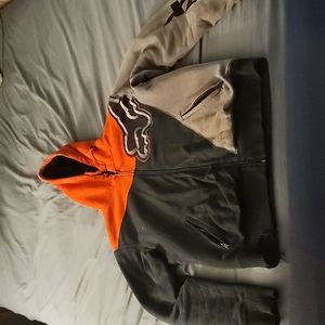 Fox  faux fur squatch sweatshirt